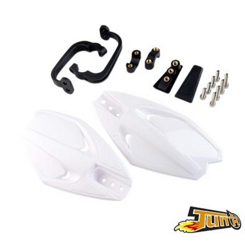 PonziRacing - Scooter e Moto 50cc > Estetica > Paramani > Tun'r > PARAMANI  UNIVERSALI MOTO TUN'R FREESTYLE, BIANCO