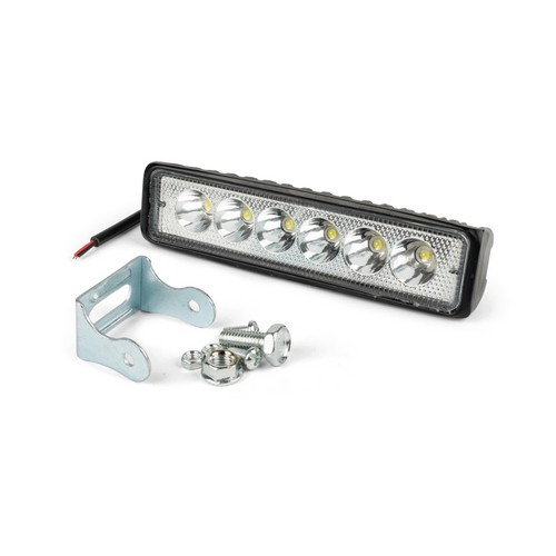 PonziRacing - Scooter e Moto 50cc > Estetica > Fari/Stop/Frecce e Ricambi >  Fari/Luci Anteriori Universali > Barra Led universale lunghezza 145 MM - 6  LED - con staffa di fissaggio