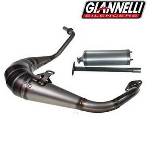 PonziRacing - Scooter e Moto 50cc > Marmitte > Moto 50cc Motore Am6 >  Giannelli > Fantic Motor > Marmitta Completa > Marmitta Giannelli Completa  con silenziatore in alluminio per Fantic Motor dal 2017 Minarelli Am6