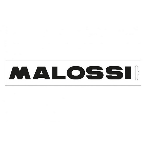 adesivi Malossi MHR 150x30mm bianco e nero - Parte, decorazione moto