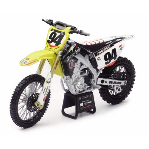 PonziRacing - Cross / Enduro / Motard > Abbigliamento > Tempo Libero > Lil'  Xtreme > modellini moto 18 cm Suzuki Rmz 450 Ken Roczen Replica scala 1:12