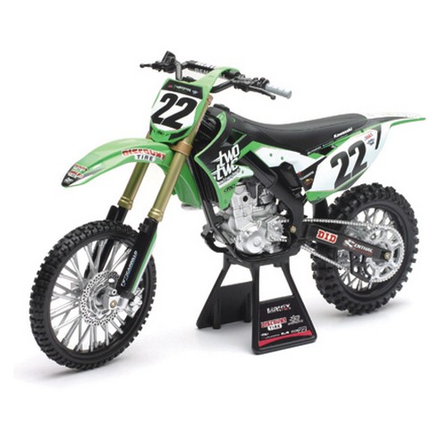 modellini moto 36 cm Kawasaki Kxf 450 Chad Reed Replica scala 1:6