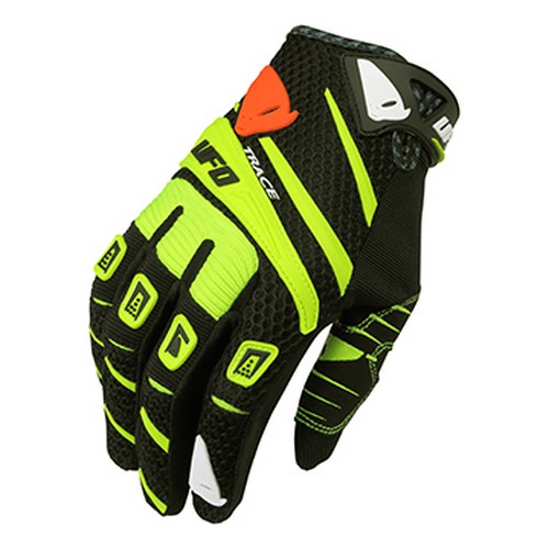 PonziRacing - Cross / Enduro / Motard > Abbigliamento > Guanti Cross > Ufo  > guanti Trace 2019 colore nero/giallo fluo misura S