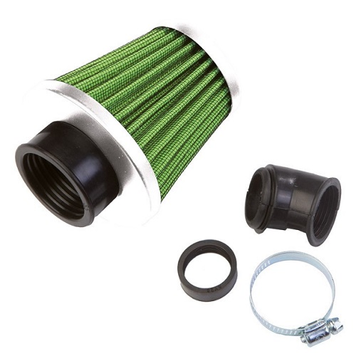 PonziRacing - Scooter e Moto 50cc > Alimentazione > Filtri Aria e Spugne  Filtro > 4Tune > Filtro aria KN Small verde/nero