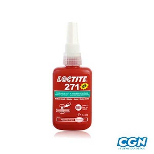 PonziRacing - Olio e Prodotti Vari > Loctite > FRENAFILETTI FORTE  RESISTENZA (BOTTIGLIA DA 24 ML) LOCTITE 271