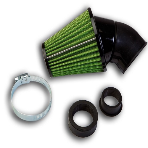 PonziRacing - Scooter e Moto 50cc > Alimentazione > Filtri Aria e Spugne  Filtro > 4Tune > Filtro aria verde 45° Ø 48-35-28 x Keihin